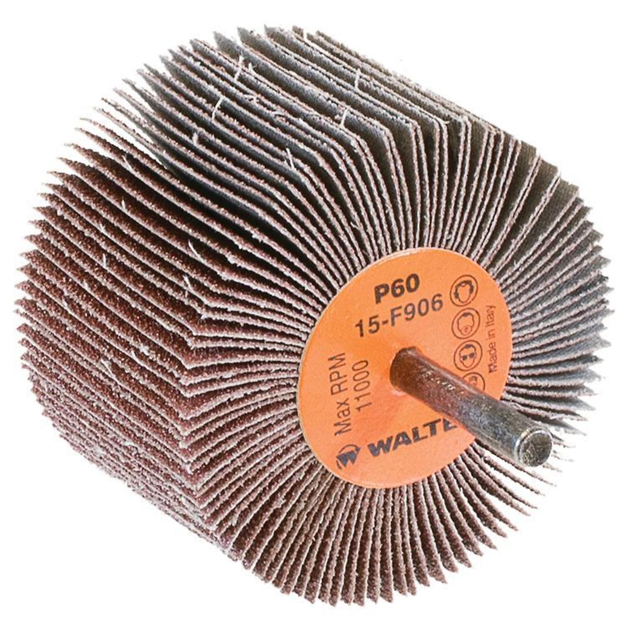 Walter Coolcut Flap Wheels — 3in. x 2in., 60 Grit, 10 Pk., Model# 15F906